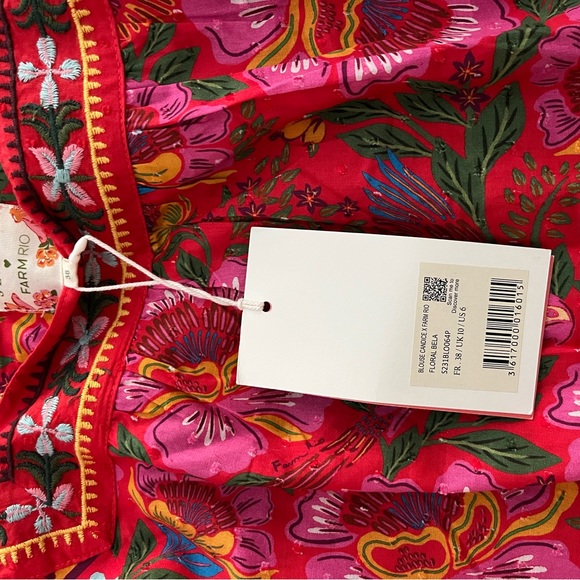 NWT Sezane x Farm Rio - Candice Blouse - Picture 3 of 3